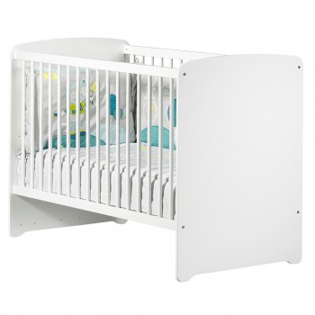 Lit bébé 120x60 en bois en...