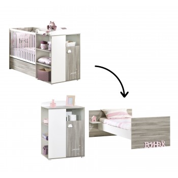Lit Combiné 120x60 Evolutif...