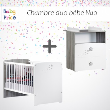 Chambre duo lit et Commode...