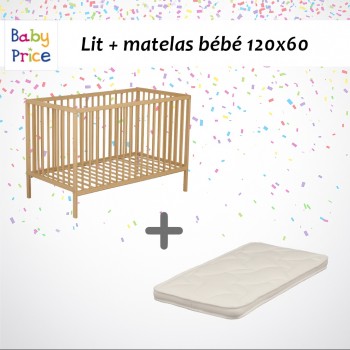 Lit bébé tout barreaux en...