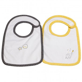 Bavoirs lot de 2 en coton...