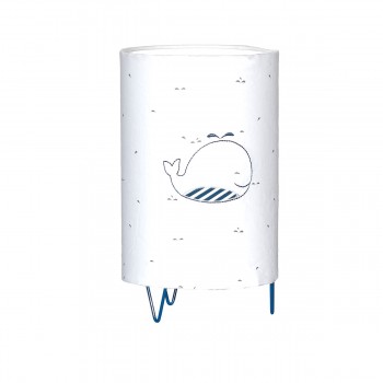Luminaire en coton blanc