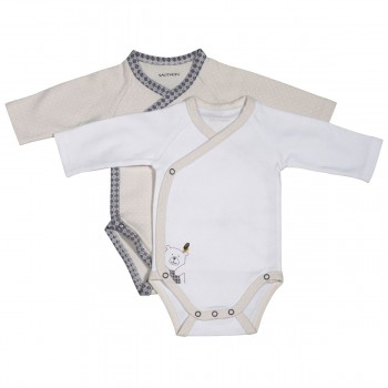 Bodies bébé en coton à...