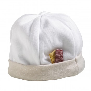 Bonnet de naissance en coton