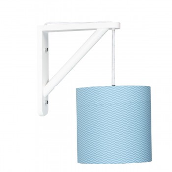 Applique murale en coton Bleu