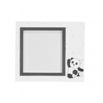 Cadre photo en bois blanc