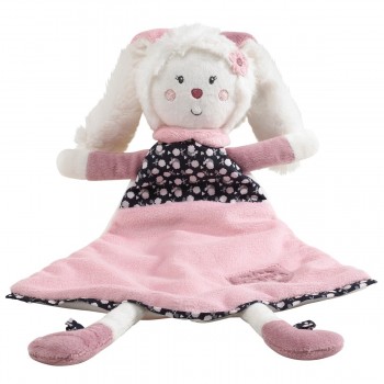 Doudou mouchoir lapin en...