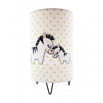 Luminaire en coton blanc
