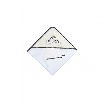 Cape de bain plus gant en...