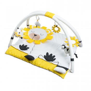 Tapis d'eveil en velours blanc